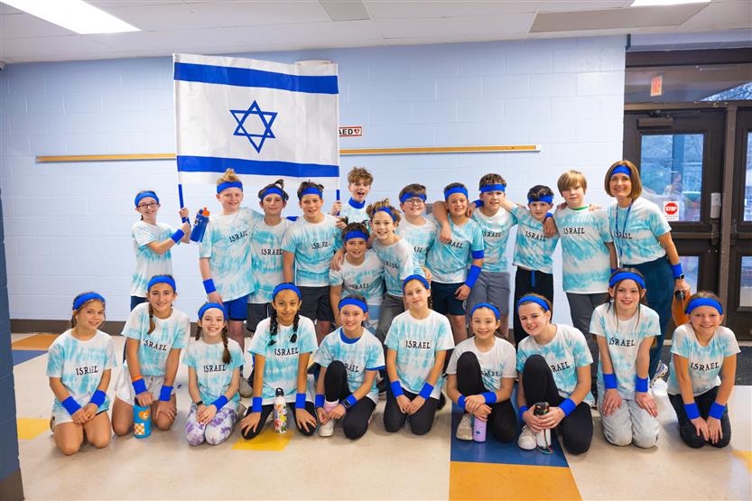 Scales Elementary students in the Fifth Grade Winter Olympics